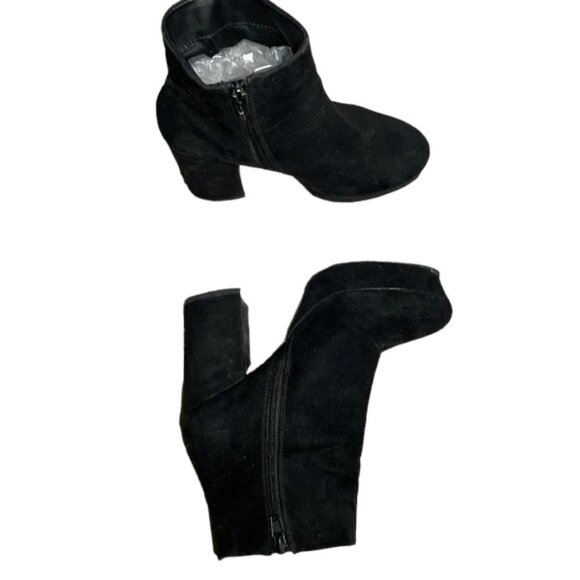 Black Platform Ankle Booties size 6.5 - Picture 4 of 7